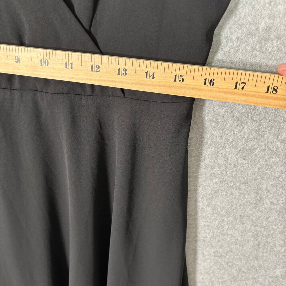 Express Dress 12‎ Wrap Flowy Flutter Stretch Career Church Witch Quiet Basic - Picture 7 of 11